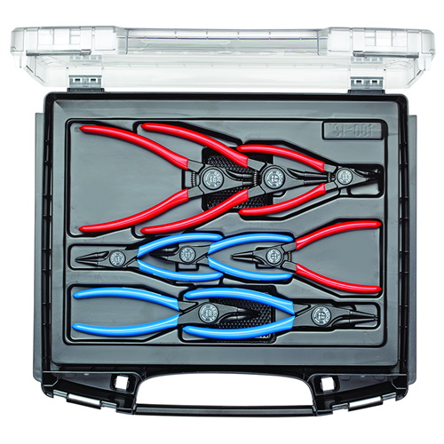 Gedore 1101-001 Circlip pliers set, 8 pieces