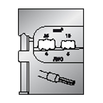 Gedore 8140-07 Module insert for conductor end-sleeves 16/25mm