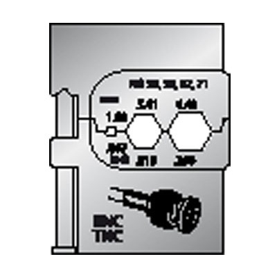 Gedore 8140-14 Module insert for coax cables RG 58/59/62/71