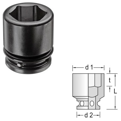 Gedore K 32 S 41 Kraftschraubereinsatz 3/4" Impact-Fix 41 mm