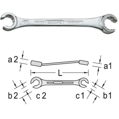 Gedore 400 46x50 Ringsleutel open UD 46x50 mm