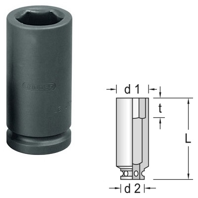 GEDORE K 32 S 38 Impact Socket 3/4 Impact-Fix 38 mm 