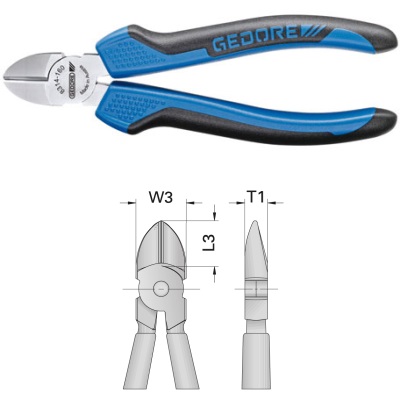 Gedore 8314-160 JC Side cutter 160 mm