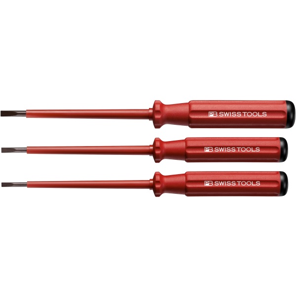 PB Swiss Tools 5539 Classic VDE schroevendraaierset, zaagsnede maat 1 t/m 3, 3-delig