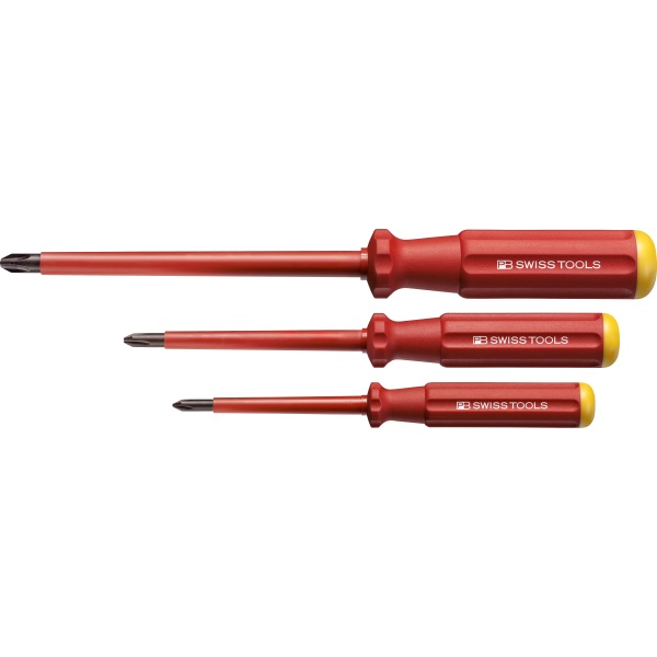 PB Swiss Tools 5548 Classic VDE schroevendraaierset, kruiskop Phillips, 3-delig