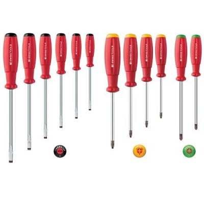 PB Swiss Tools 8249 SwissGrip schroevendraaierset, 12 delig