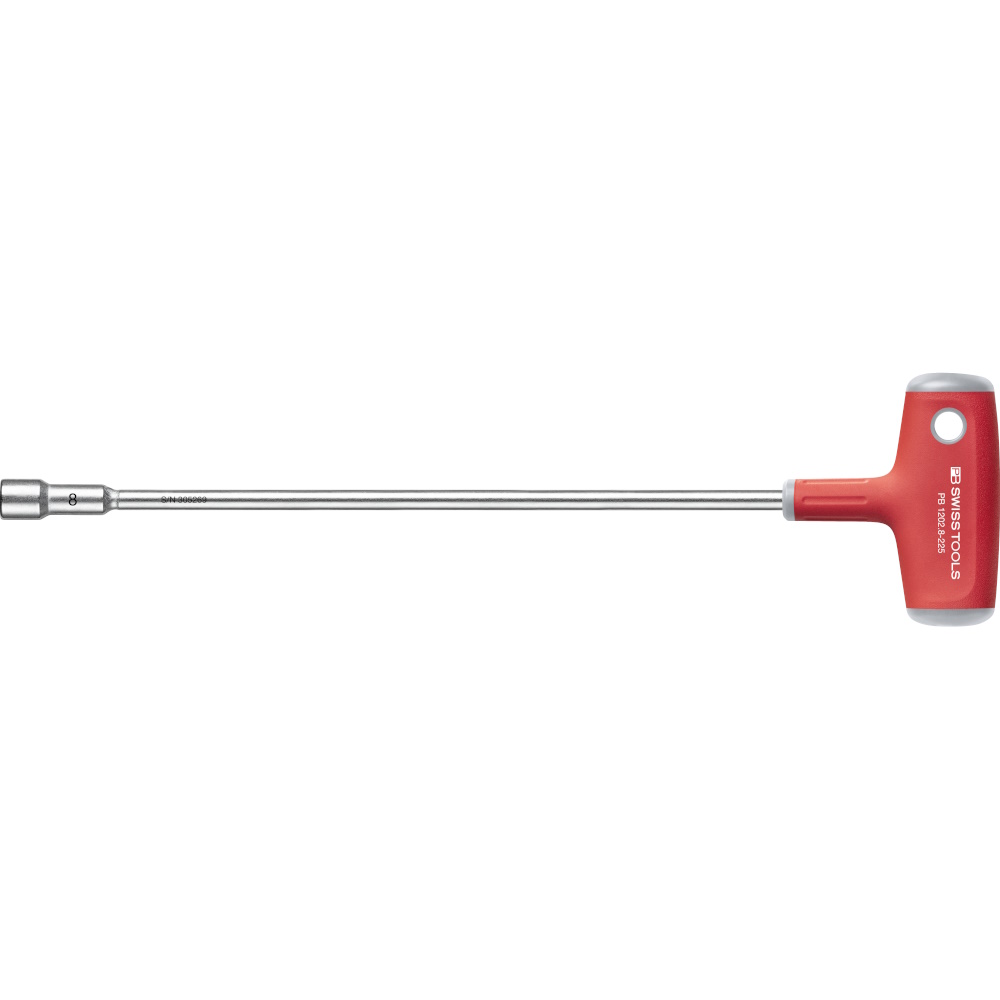 PB Swiss Tools 1202.8-225 Dopschroevendraaier met T-greep, 8 mm