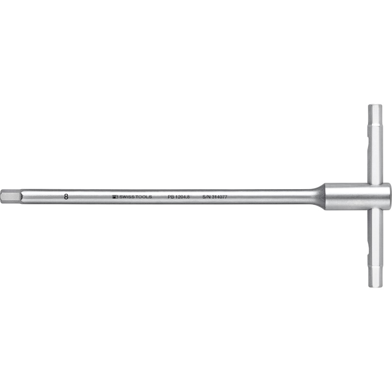 PB Swiss Tools 1204.8 Schroevendraaier met T-greep, Inbus, 8 mm