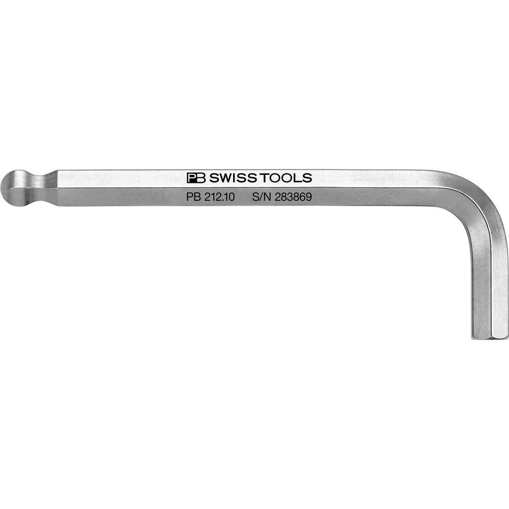 PB Swiss Tools 212.10 Inbussleutel met kogelkop 10 mm