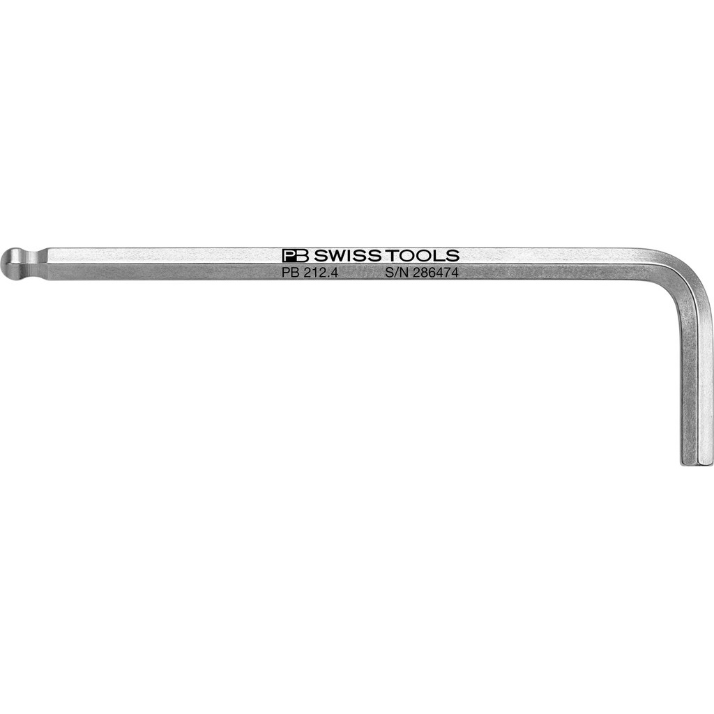 PB Swiss Tools 212.4 Inbussleutel met kogelkop 4 mm