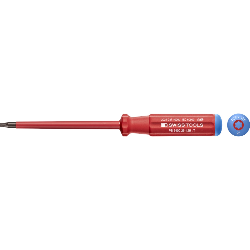 PB Swiss Tools 5400.25-125 Classic VDE schroevendraaier Torx maat T25