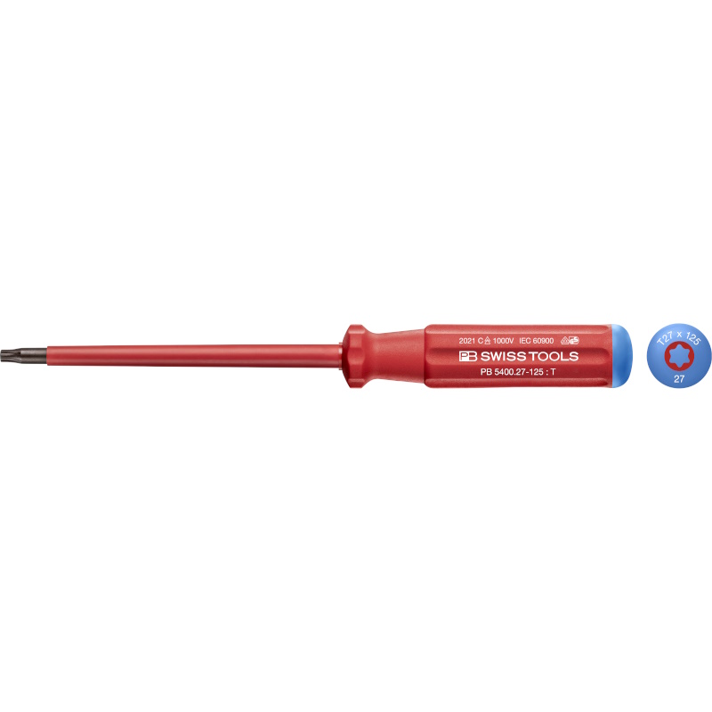 PB Swiss Tools 5400.27-125 Classic VDE schroevendraaier Torx maat T27