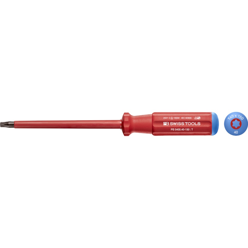 PB Swiss Tools 5400.40-150 Classic VDE schroevendraaier Torx maat T40