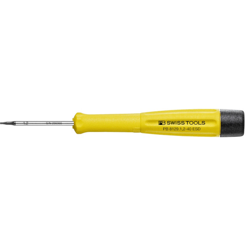 PB Swiss Tools 8129.1.2-40 ESD Elektronica schroevendraaier, ESD, Pentalobe, 1,2 mm