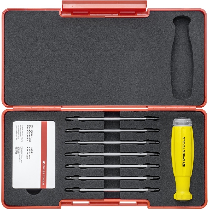 PB Swiss Tools 8316.Set A1 ESD MecaTorque ESD draaimomenthechtset, 10 - 50 cNm