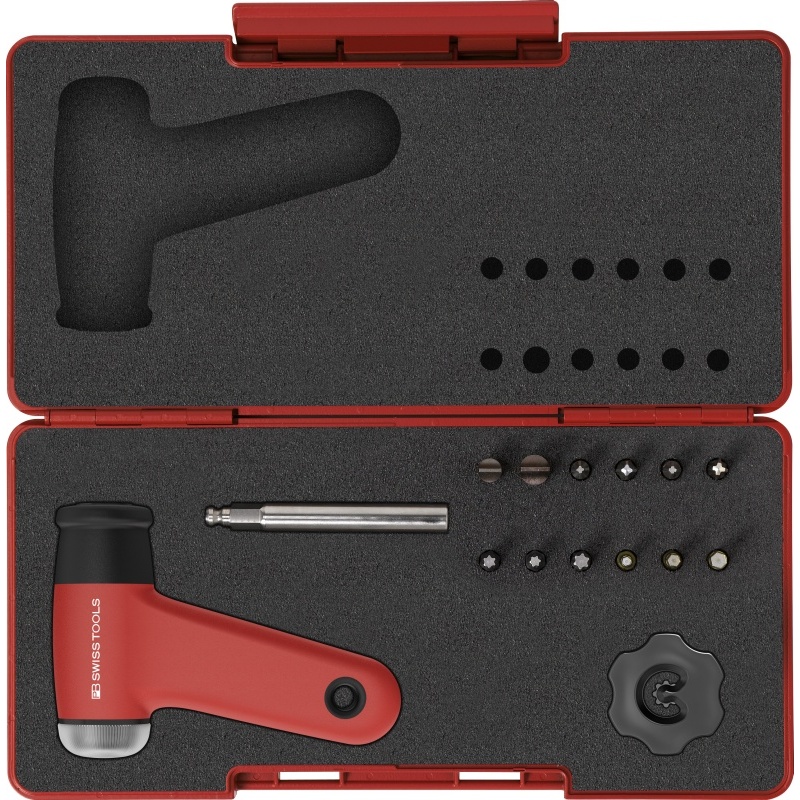 PB Swiss Tools 8326.Set B1 MecaTorque pistoolgreep set met bits, 3,2 - 16 Nm