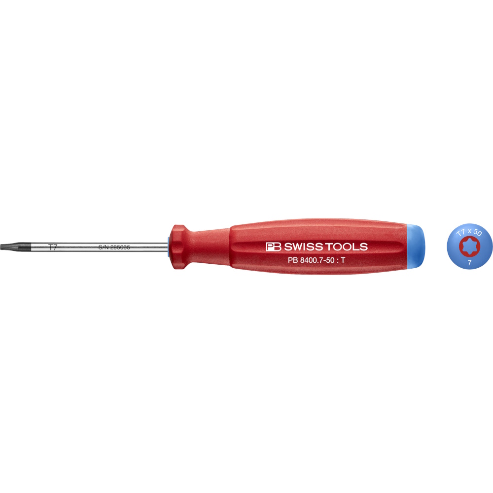 PB Swiss Tools 8400.7-50 SwissGrip schroevendraaier Torx maat T7