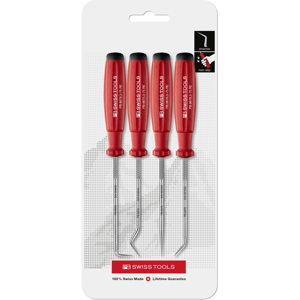 PB Swiss Tools 8680.CN Set met vier SwissGrip pakgereedschappen, 4-delig