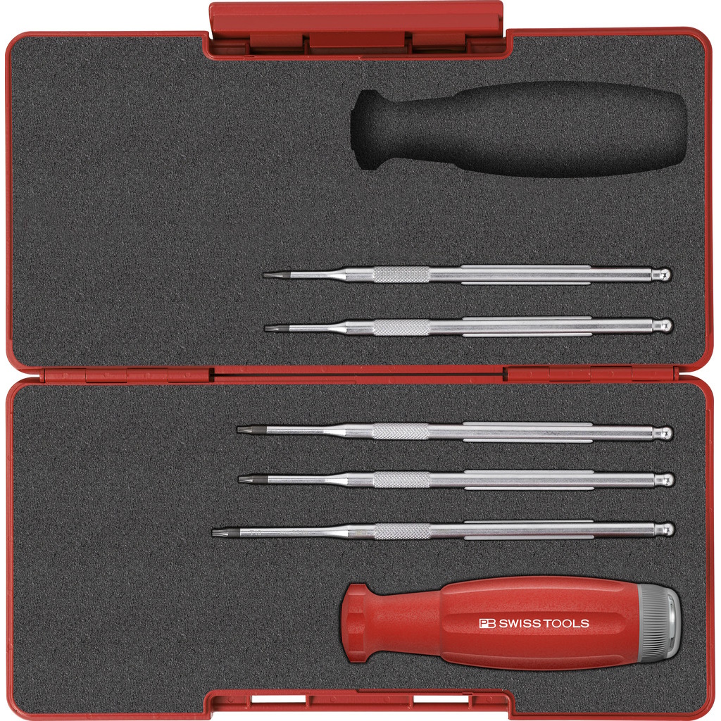 PB Swiss Tools 9320.Set A1 CBB DigiTorque V02, draaimomentschroevendraaierset, 0,4-2,0 Nm