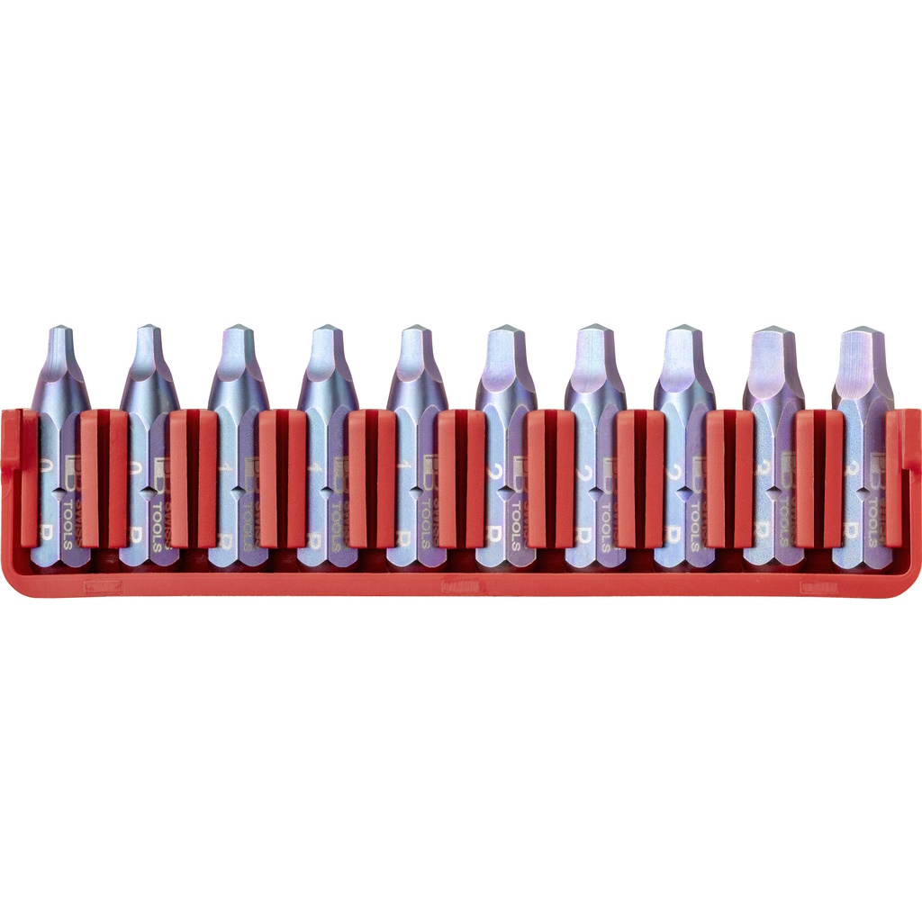 PB Swiss Tools C6.708 CN 10 PrecisionBits C6, in BitBlock, Robertson