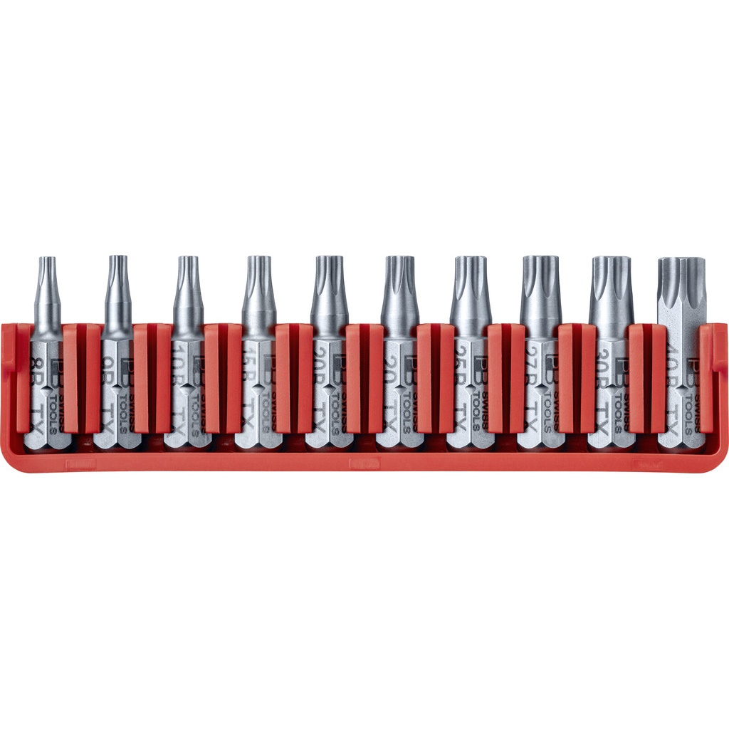 PB Swiss Tools C6.710 CN 10 PrecisionBits C6, in BitBlock, TXB